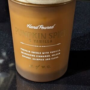 Maker of Wax Goods Pumpkin Spice & Vanilla Candle Single Wick 8.8 oz Golden Jar